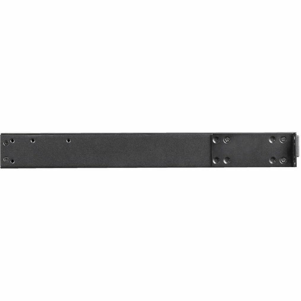 Alt View 2. Tripp Lite - Tripp Lite by Eaton PDU 1.44kW 120V Single-Phase ATS/Monitored PDU - 8 NEMA 5-15R Outlets Dual 5-15P Inputs 12 ft. Cords - Black.