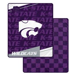 Pegasus - Kansas State Wildcats 60" x 70" Diagonal Ghost Checkered Double-Sided Blanket - Multicolor