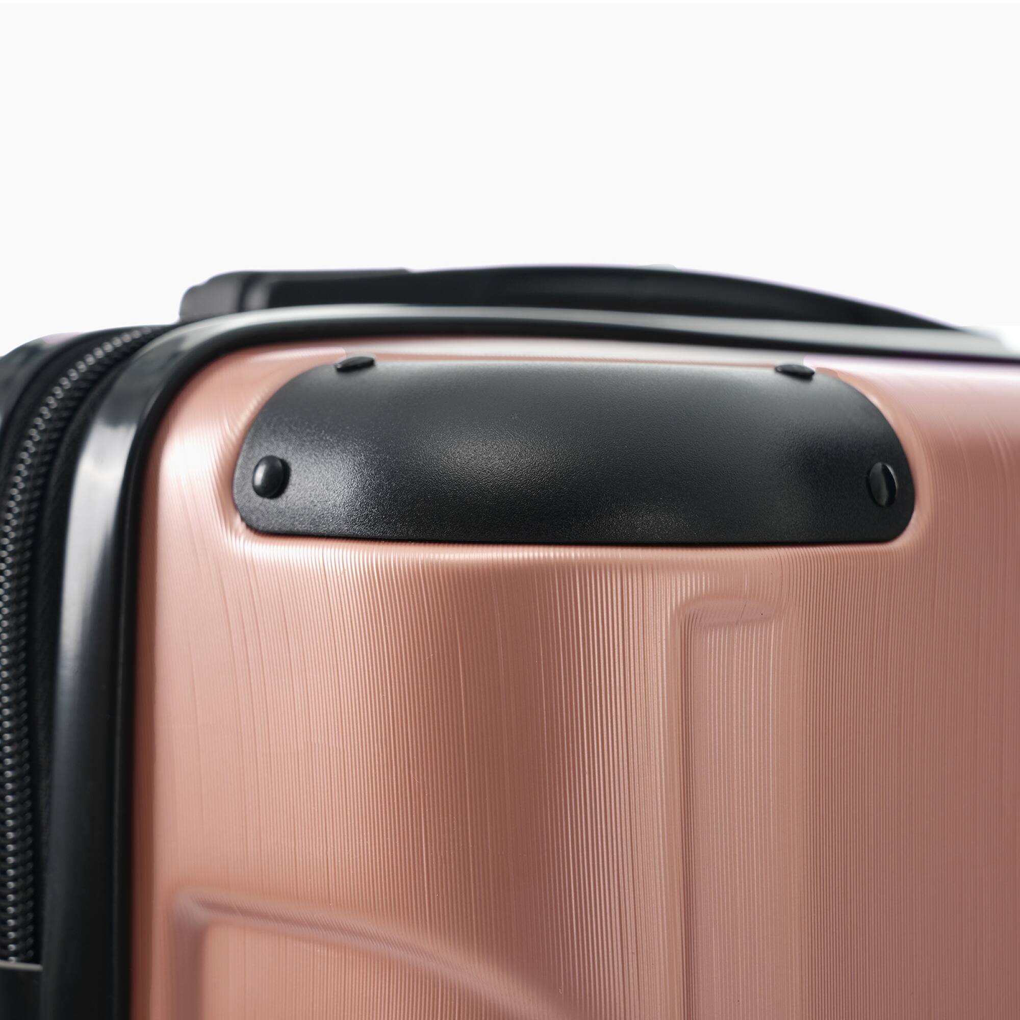 Alt View 7. ELEMENT ACE - Lightweight Durable Hardshell Carry-On Suitcase with Double Spinner Wheels and TSA Lock - Rose Pink.