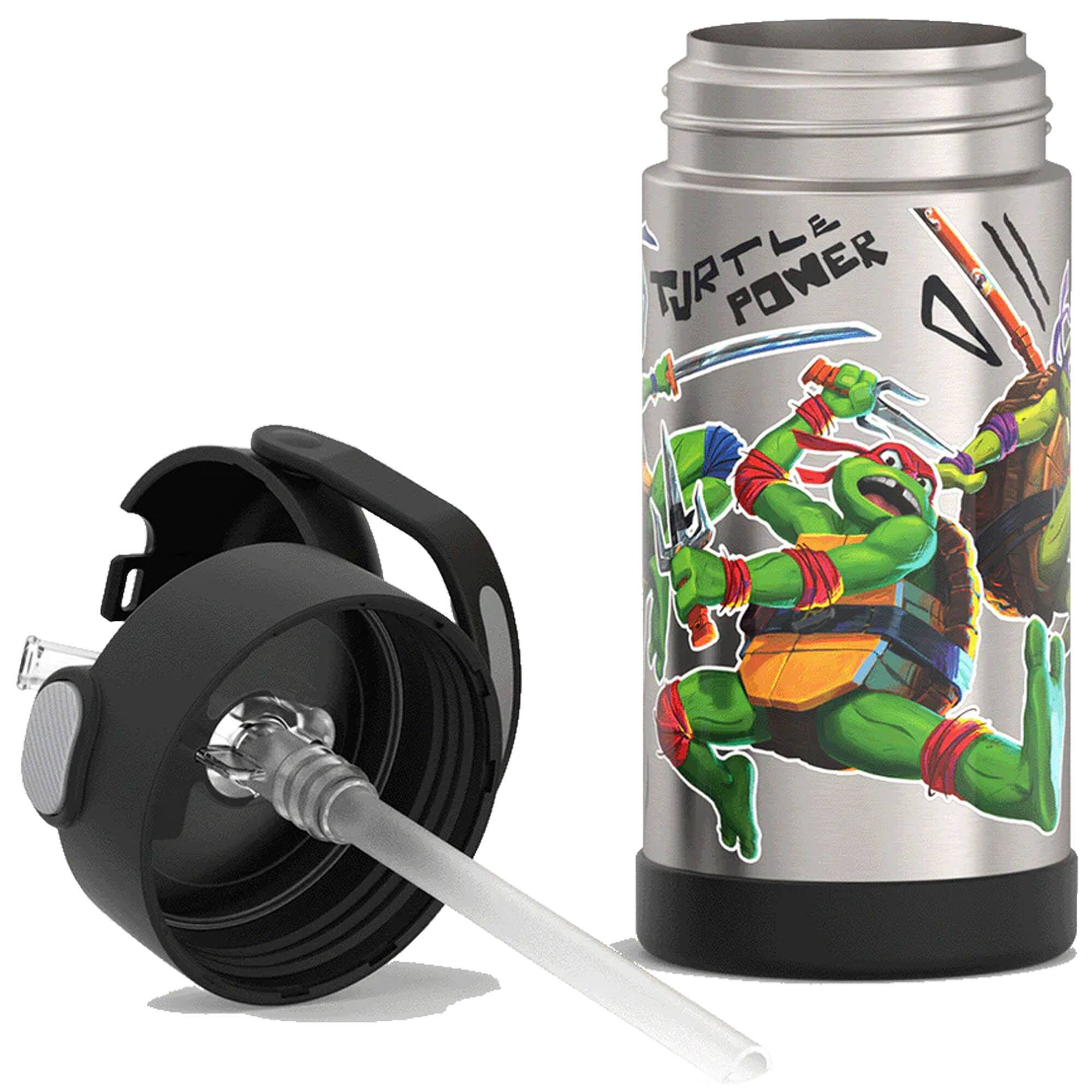 Alt View 5. Thermos - Thermos 12 oz. Kid's Funtainer Insulated Water Bottle - Teenage Mutant Ninja Turtle Movie - Teenage Mutant Ninja Turtle Movie.