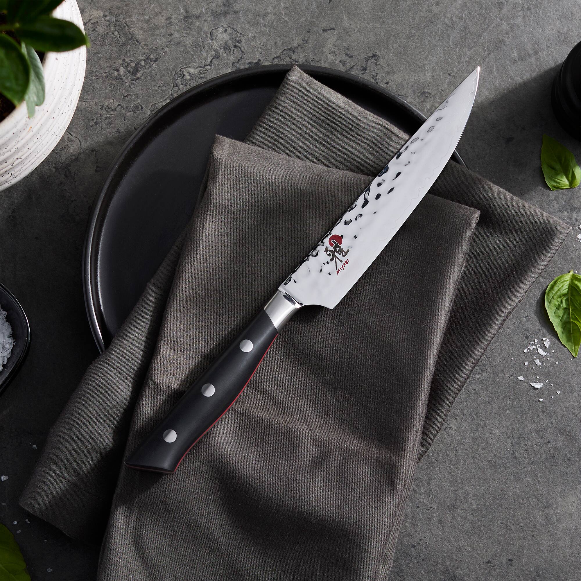 Alt View 2. Miyabi - Miyabi Hisho 4-pc Steak Knife Set - Black.