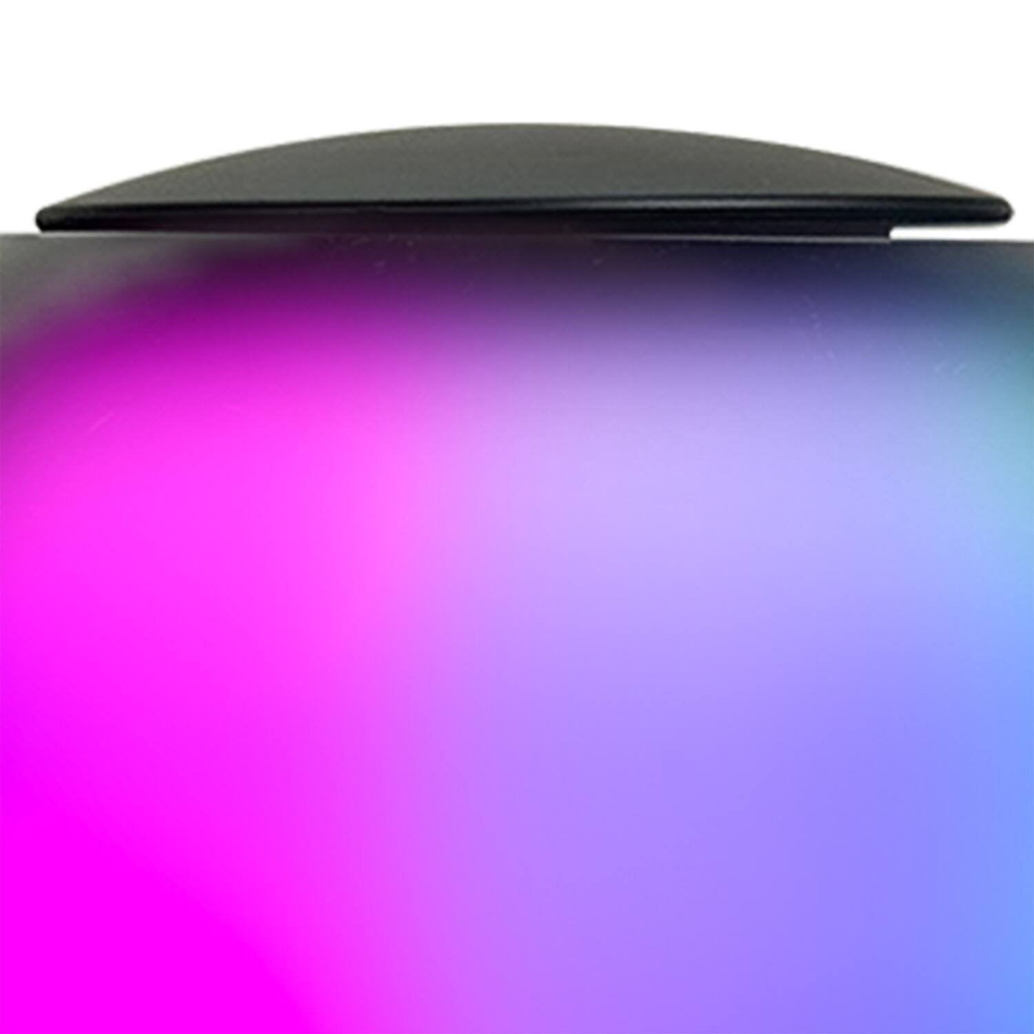 Alt View 1. QFX - Portable Bluetooth Speaker BT-27, LED Party Lights, FM Radio, True Wireless - Black.