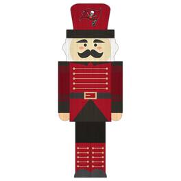 Fan Creations - Tampa Bay Buccaneers 31'' Nutcracker Leaner - Multicolor