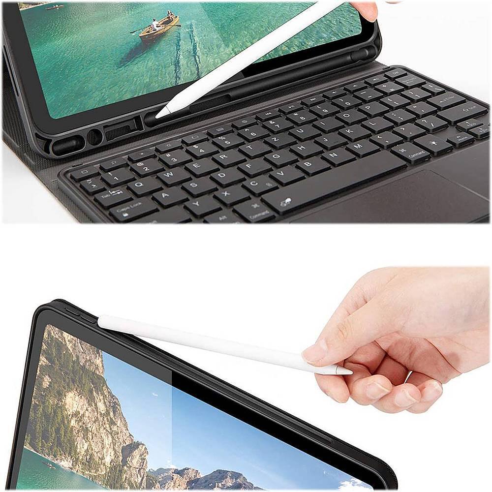 Alt View 15. SaharaCase - Keyboard Folio Case for Apple iPad Pro 11" (2nd, 3rd, and 4th Gen 2020-2022) - Black.