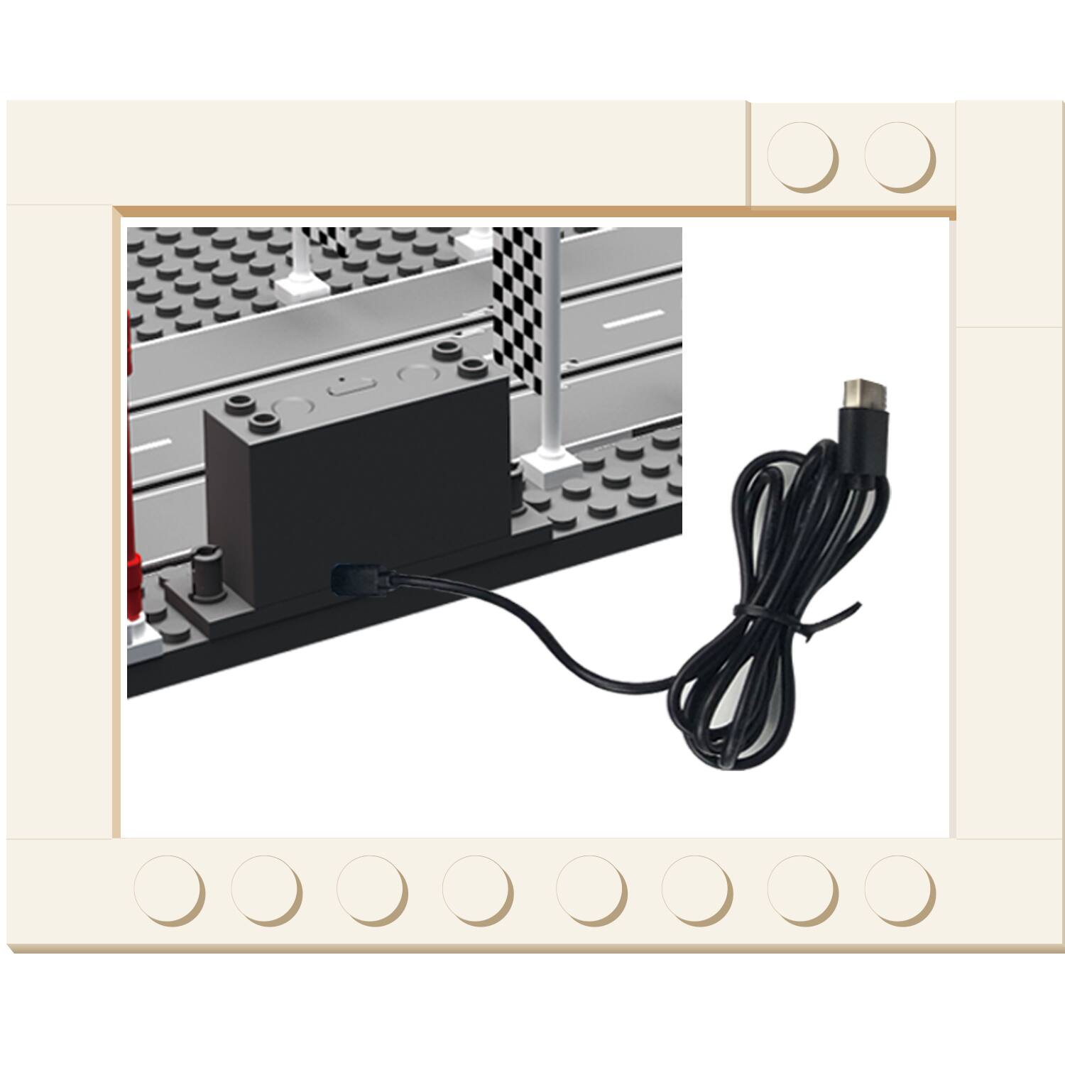 Alt View 2. Jupiter Creations - Turbo City Large Slot Car Track Buggatti.