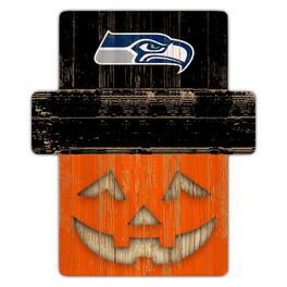 Fan Creations - Seattle Seahawks 12" x 12" Jack-O-Lantern Display - Orange