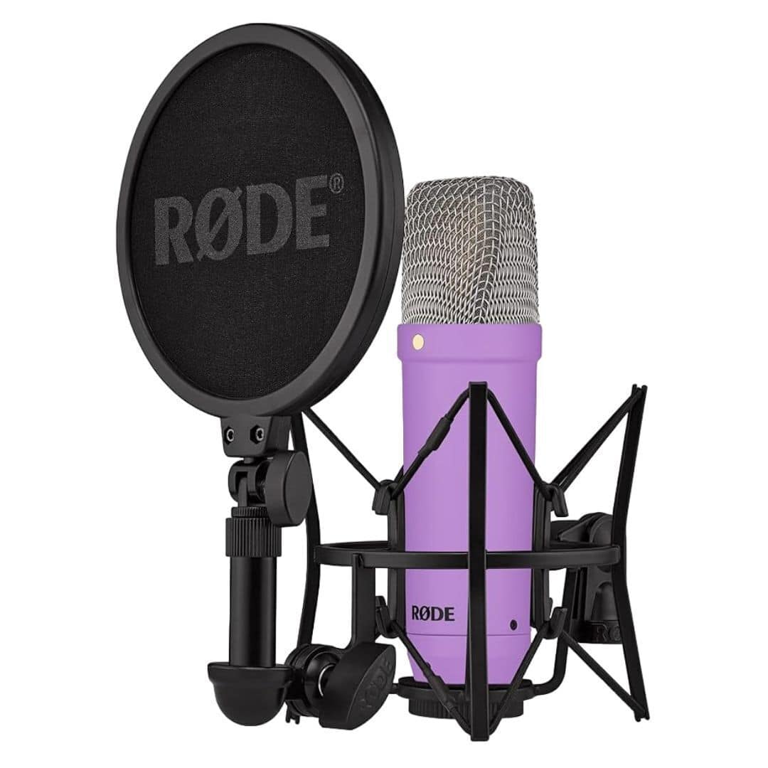 RODE - NT1 Signature Series Studio Condenser Microphone (Purple)