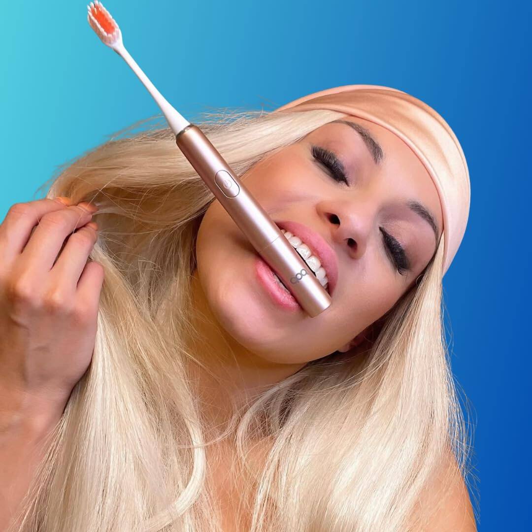 Alt View 6. Cozy Serene - Go Plus Travel Electric Toothbrush (rose Gold) | 2 Speeds W/ 18000-24000 Vibrations Per Minute - - Punchy Purple.