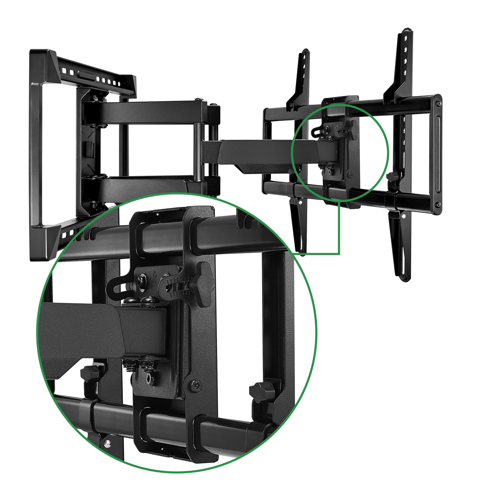 Alt View 14. Insignia™ - Full-Motion TV Wall Mount for Most 42"–90" TVs — Extends 22" - Black.