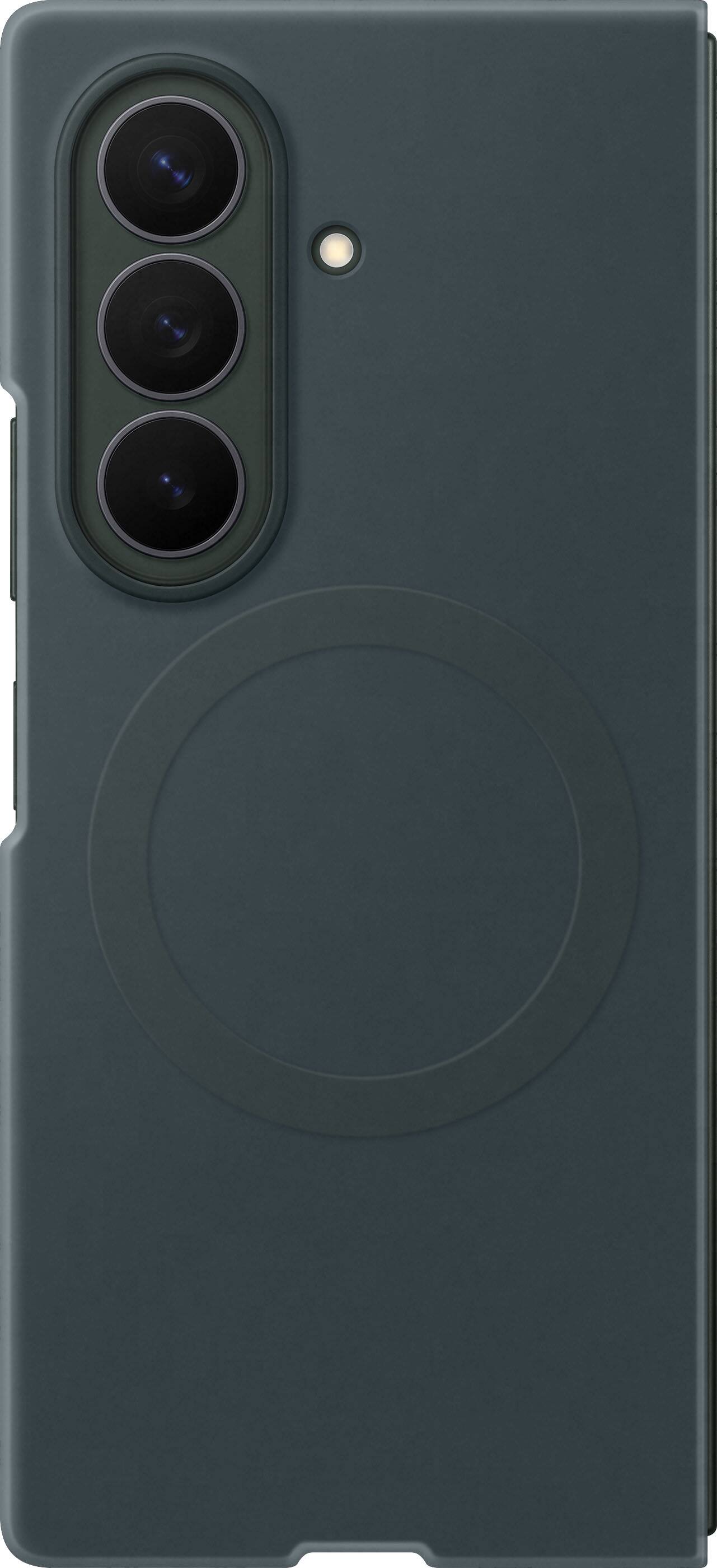 Alt View 3. Samsung - Galaxy Z Fold8 Ultra Silicone Magnet Case - Green Shadow.
