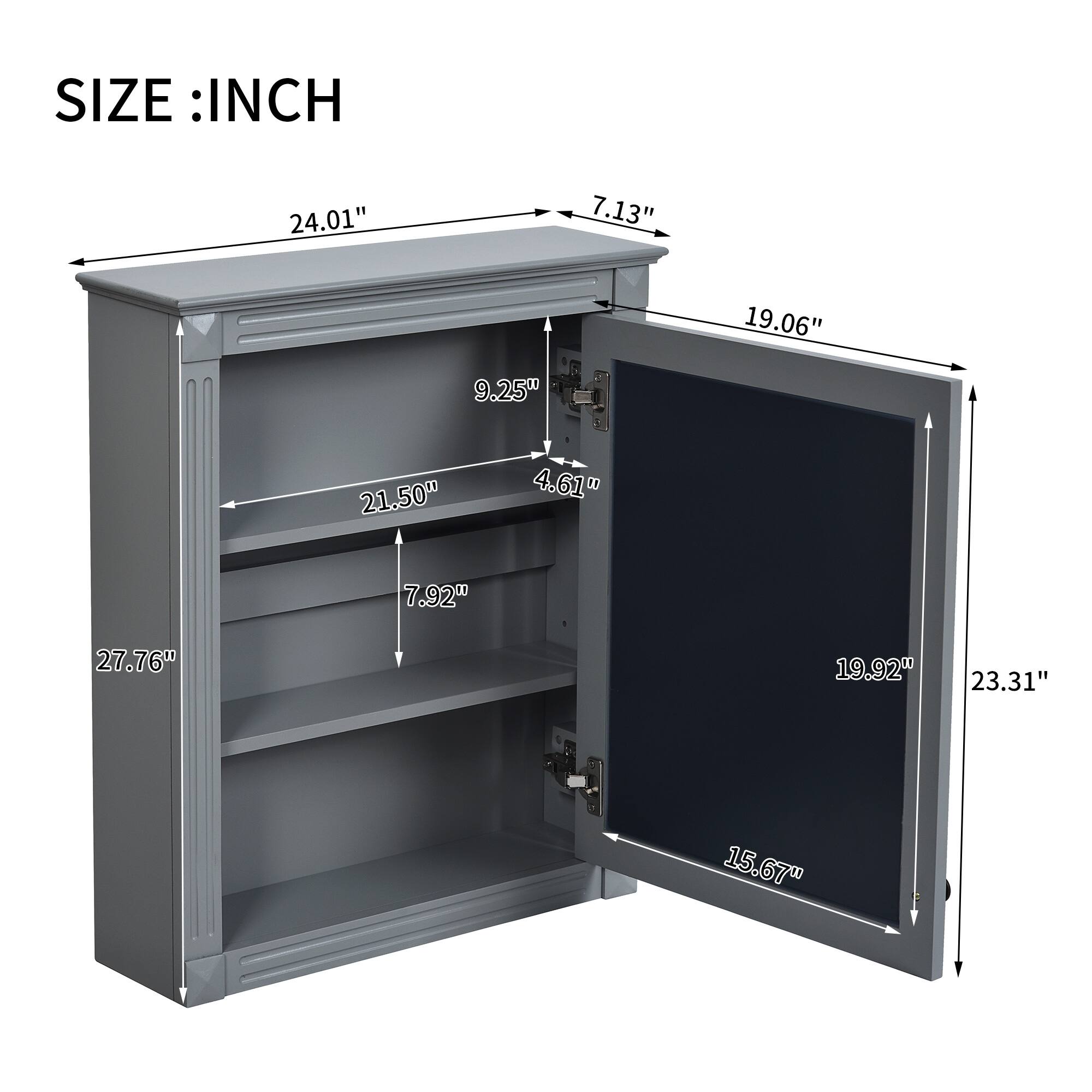 SIZE : INCH

24.01"
7.13"
19.06"
9.25"
21.50"
4.61"
7.92"
27.76"
19.92"
23.31"
15.67"