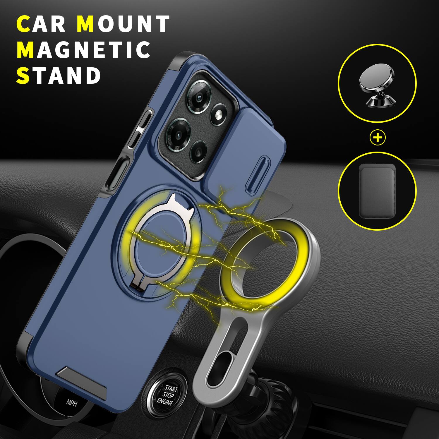 CAR MOUNT MAGNETIC STAND

MPH

START STOP ENGINE