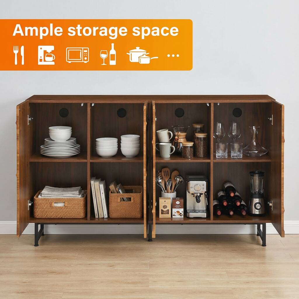 Ample storage space ...