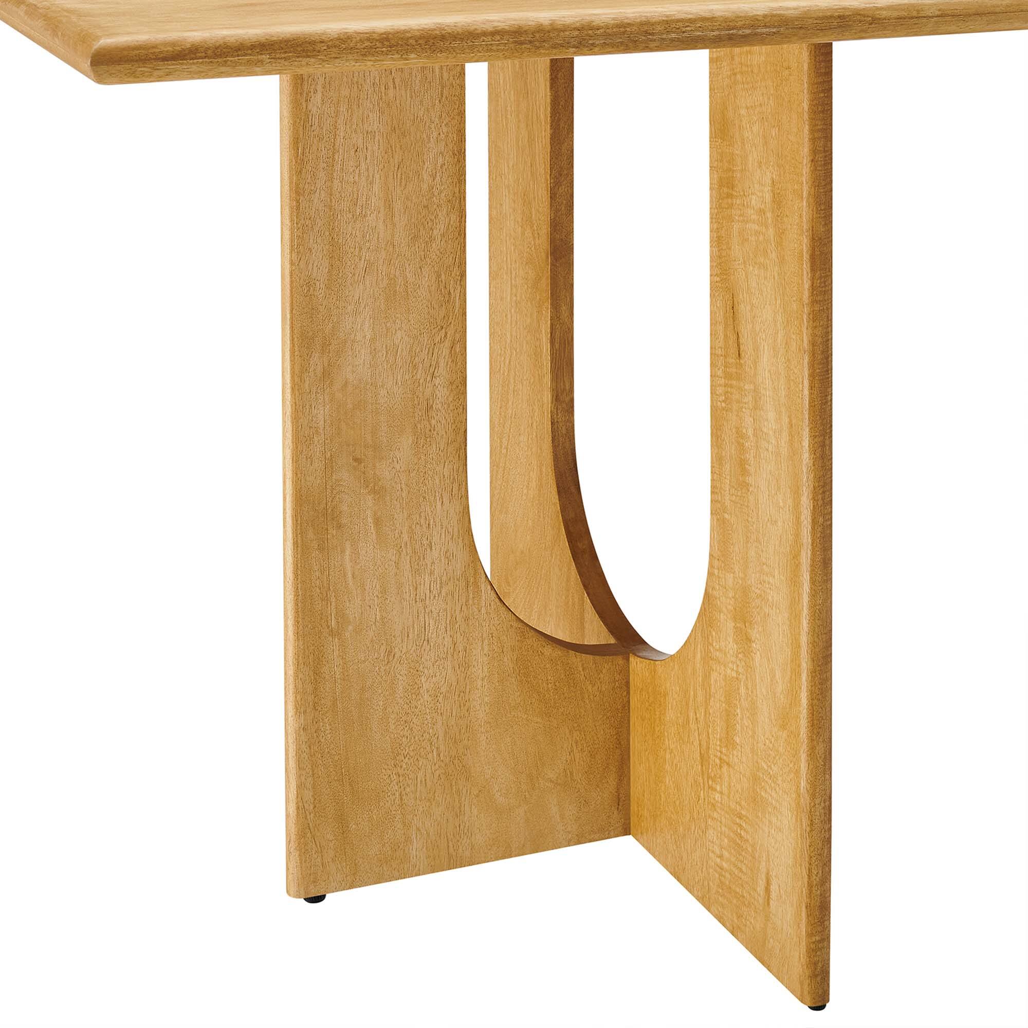 Alt View 5. Modway - Rivian Rectangular 70" Wood Dining Table by Modway - Oak.