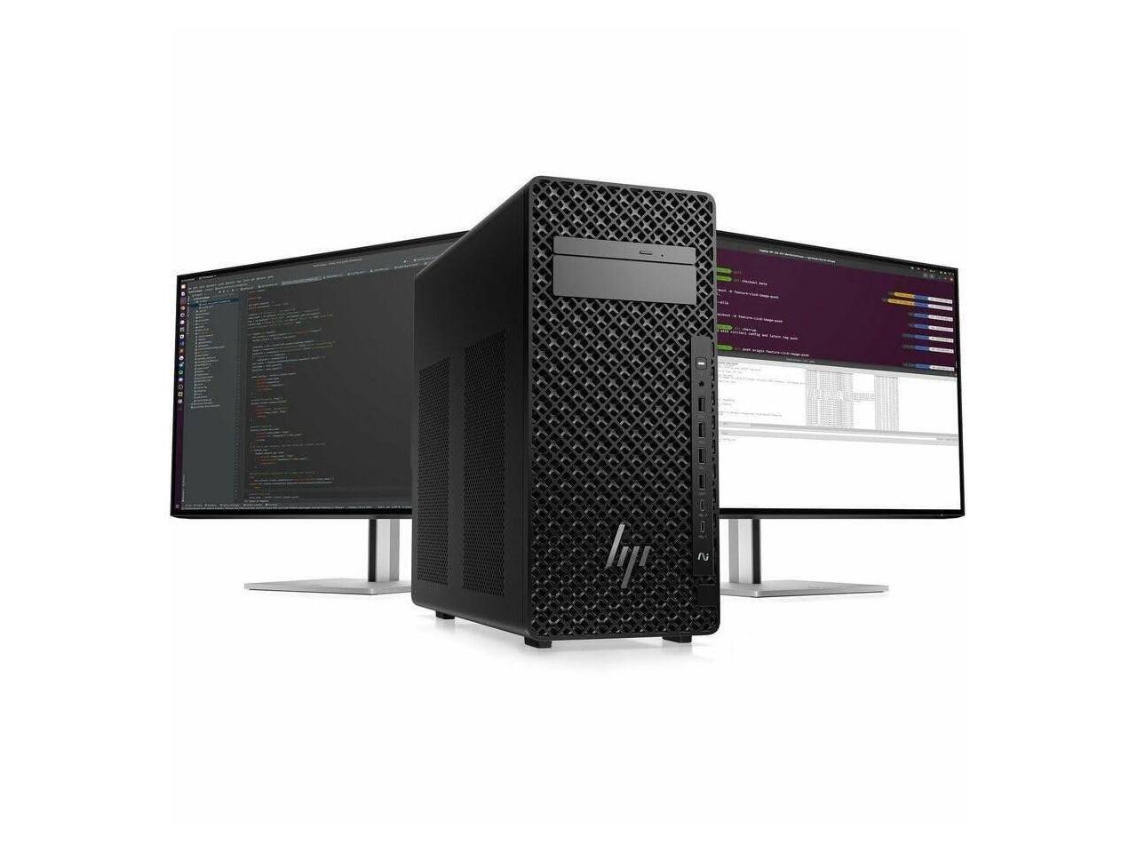 Alt View 4. HP - HP Z2 G1i Workstation - Intel Core Ultra 5 235 - 32 GB - 1 TB SSD - Intel W880 - Win 11 Pro - NVIDIA 16 GB - BN5J3UT#ABA - Black.