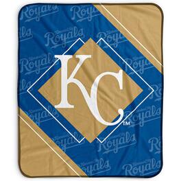 Pegasus - Kansas City Royals 50" x 60" Diamond Logo Fleece Blanket - Multicolor