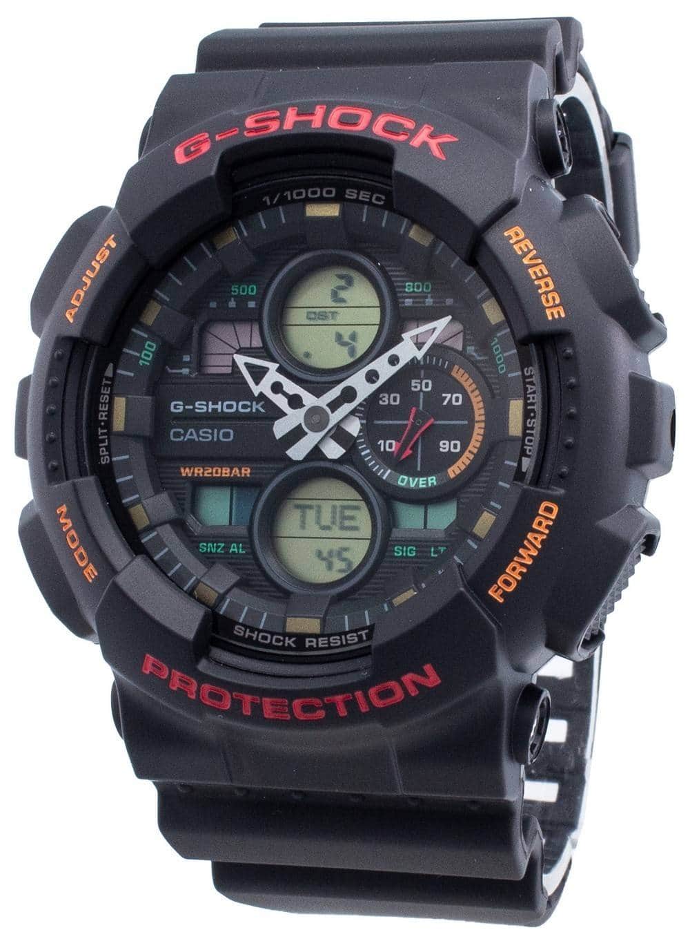 Casio - G-Shock Quartz GA-140-1A4 Shock Resistance Men's Watch 200M - Black