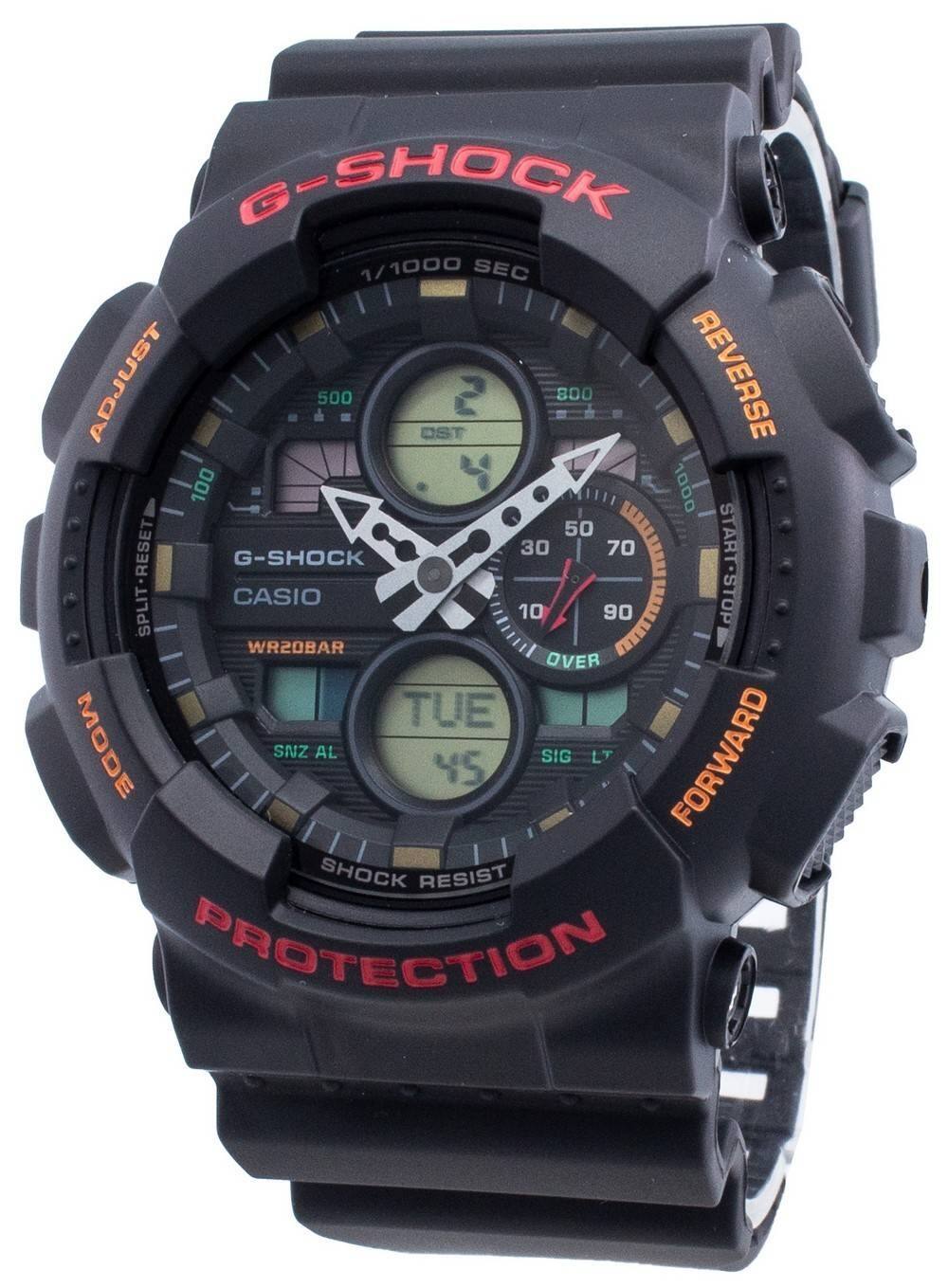 Casio - G-Shock Quartz GA-140-1A4 Shock Resistance Men's Watch 200M - Black