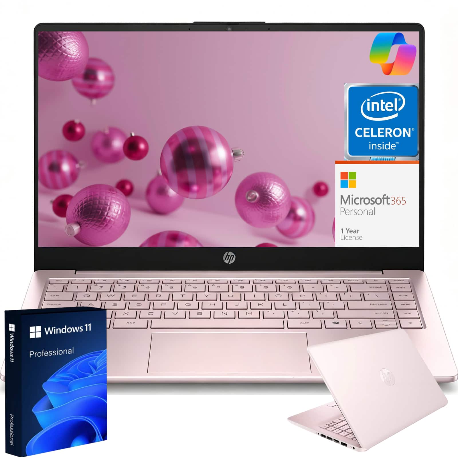 HP Upgraded 14'' Laptop Intel N150 Processor 16GB Memory 128GB UFS