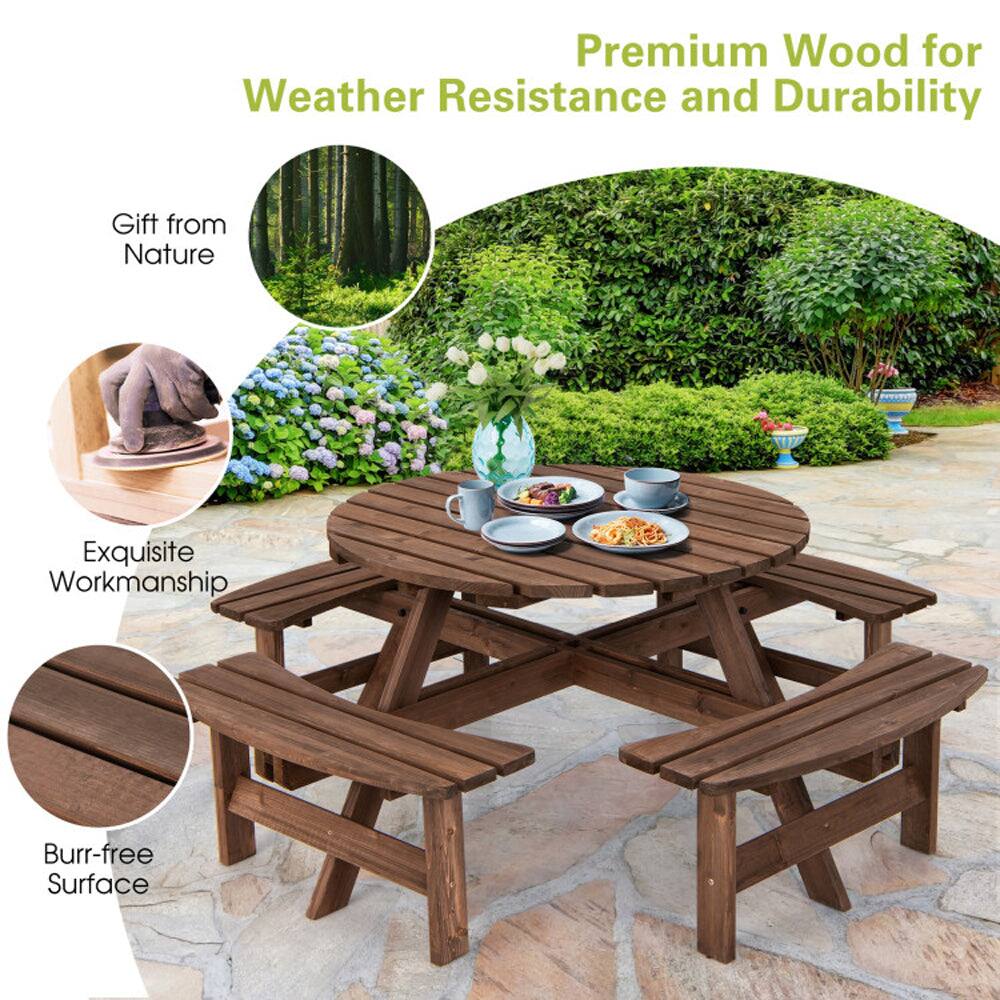 Premium Wood for Weather Resistance and Durability

Gift from Nature

Exquisite Workmanship

Burr-free Surface