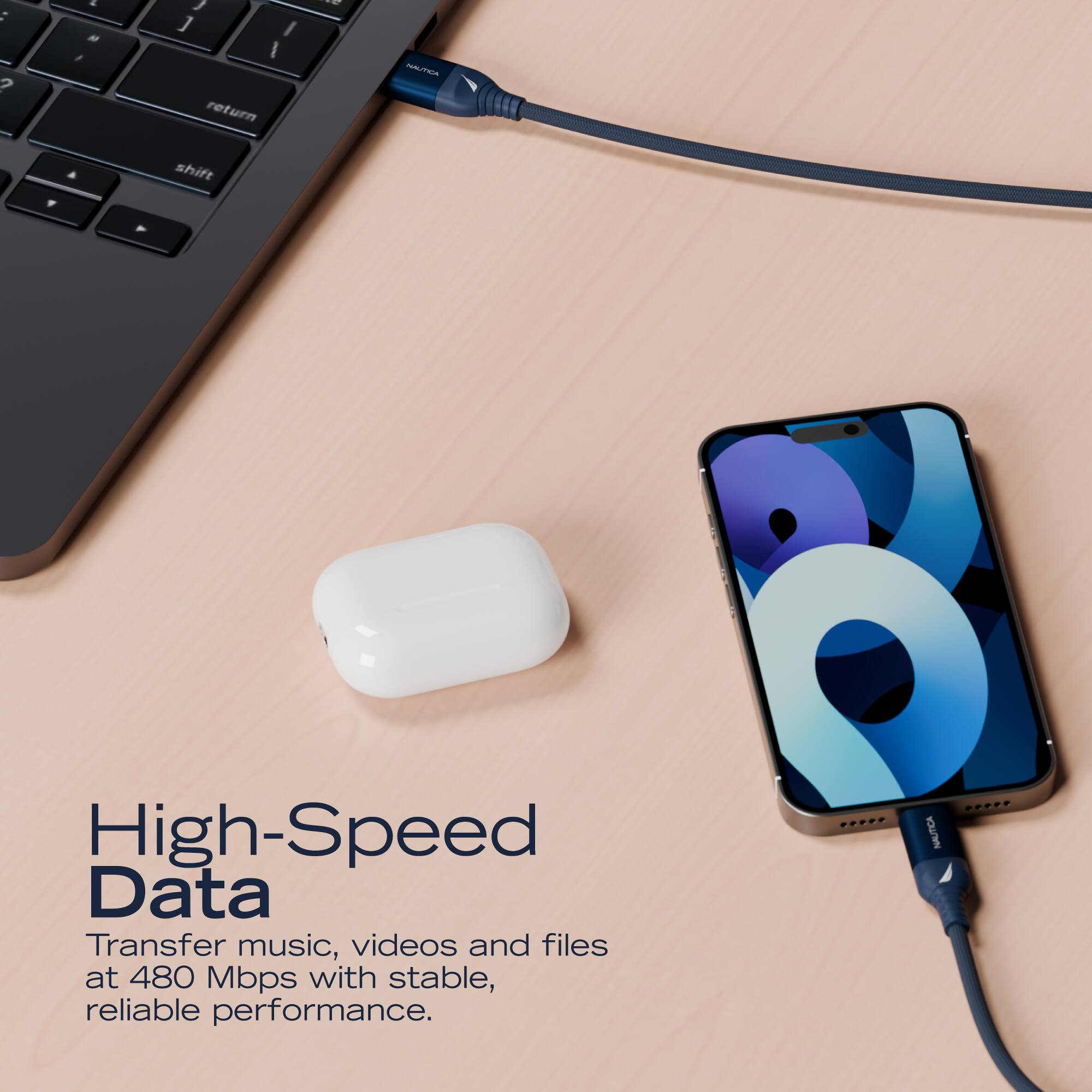 High-Speed Data  
Transfer music, videos and files at 480 Mbps with stable, reliable performance.