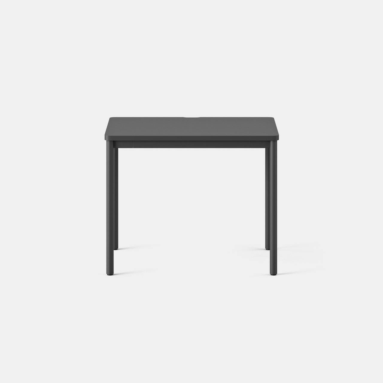 Left. Branch Furniture - Branch 36" Daily Desk – Functional Home Office Desk with Timeless Design, Rounded Corners & Built-in Cable Notch - Charcoal.
