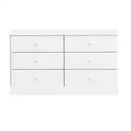 Prepac - Astrid 6-Drawer Dresser - White
