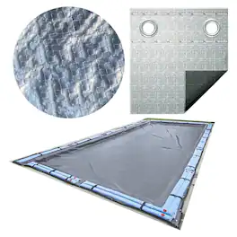 Swimline - Hydrotools Silver King Winter Pool Cover for 16 x 32 Ft Inground Pools