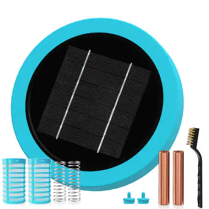 Front. Fehokinch - Solar Pool Cleaner & Floating Water Purifier,Copper for Pool 35,000 Gallons.