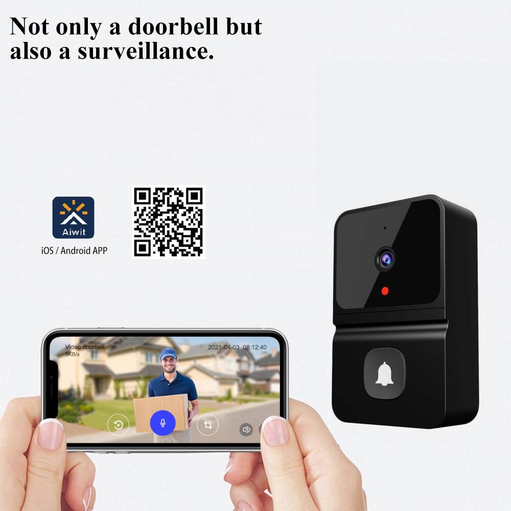 Not only a doorbell but also a surveillance.

Aiwit iOS / Android APP

Video doorbell  
6KB/s

2021-04-03 08:12:40