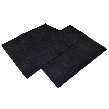 Front. HQRP - 2-Pack Activated Carbon Pre-Filter for Vornado AC300, AC350, AC500, AC550 - Replaces MD1-0023.