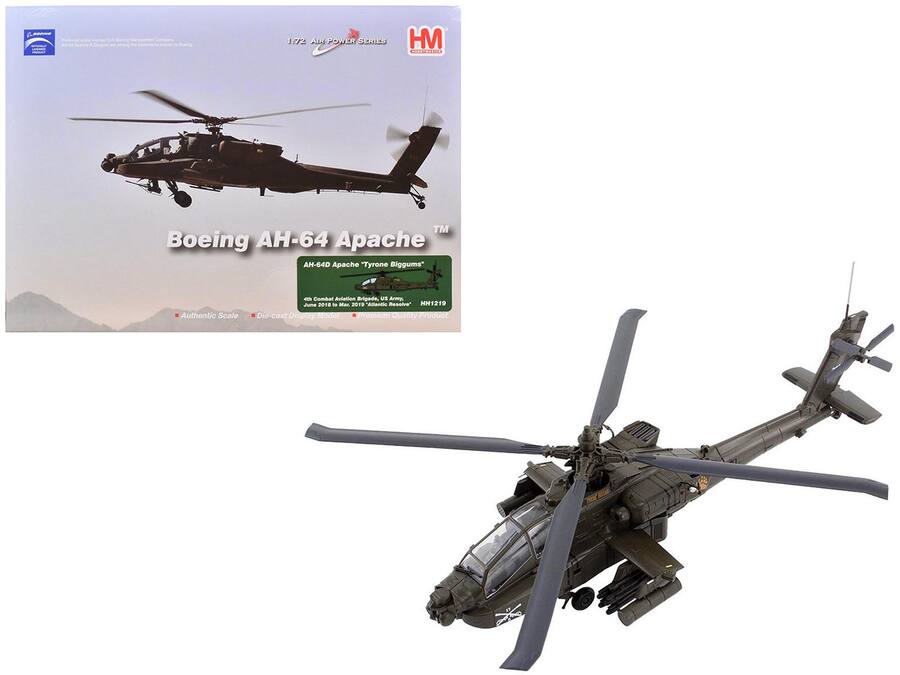 Modello Elicottero Hobby Master AH-64D Longbow Apache – Scala 1/72 – US Army #4