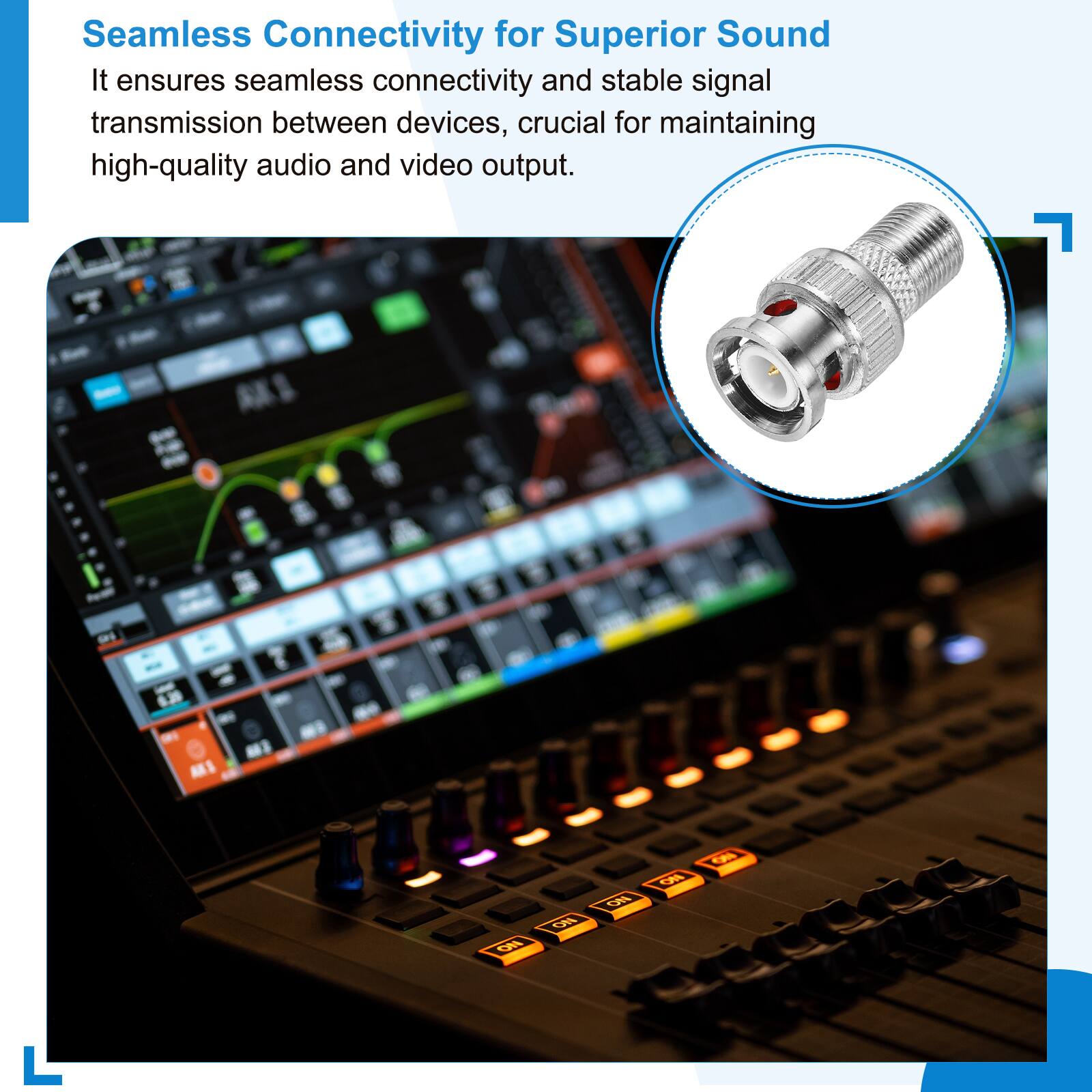 Seamless Connectivity for Superior Sound

It ensures seamless connectivity and stable signal transmission between devices, crucial for maintaining high-quality audio and video output.