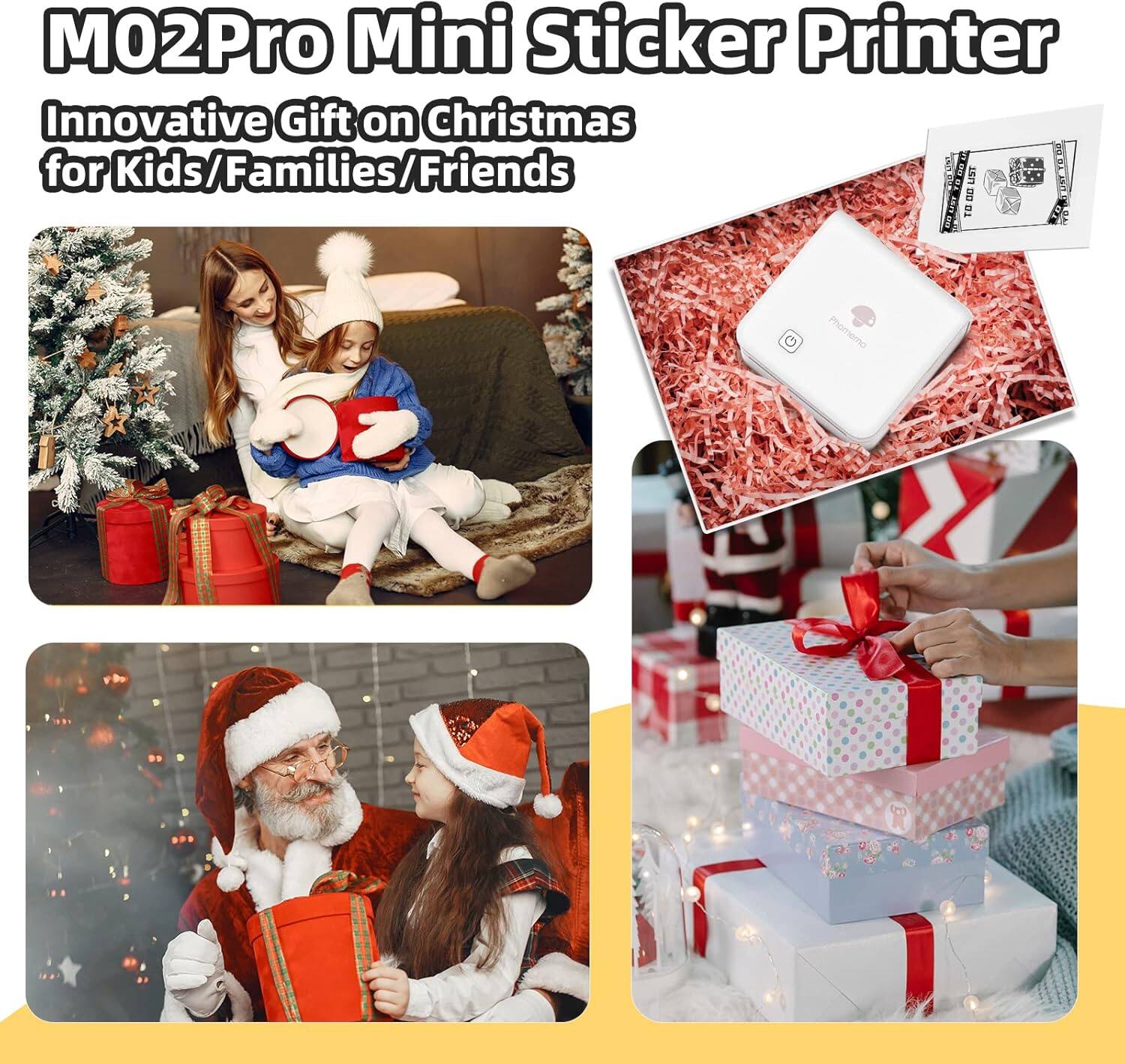 M02Pro Mini Sticker Printer  
Innovative Gift on Christmas for Kids/Families/Friends  

T00UST: LIST LUSY-TEDO I TO DA Phomemo