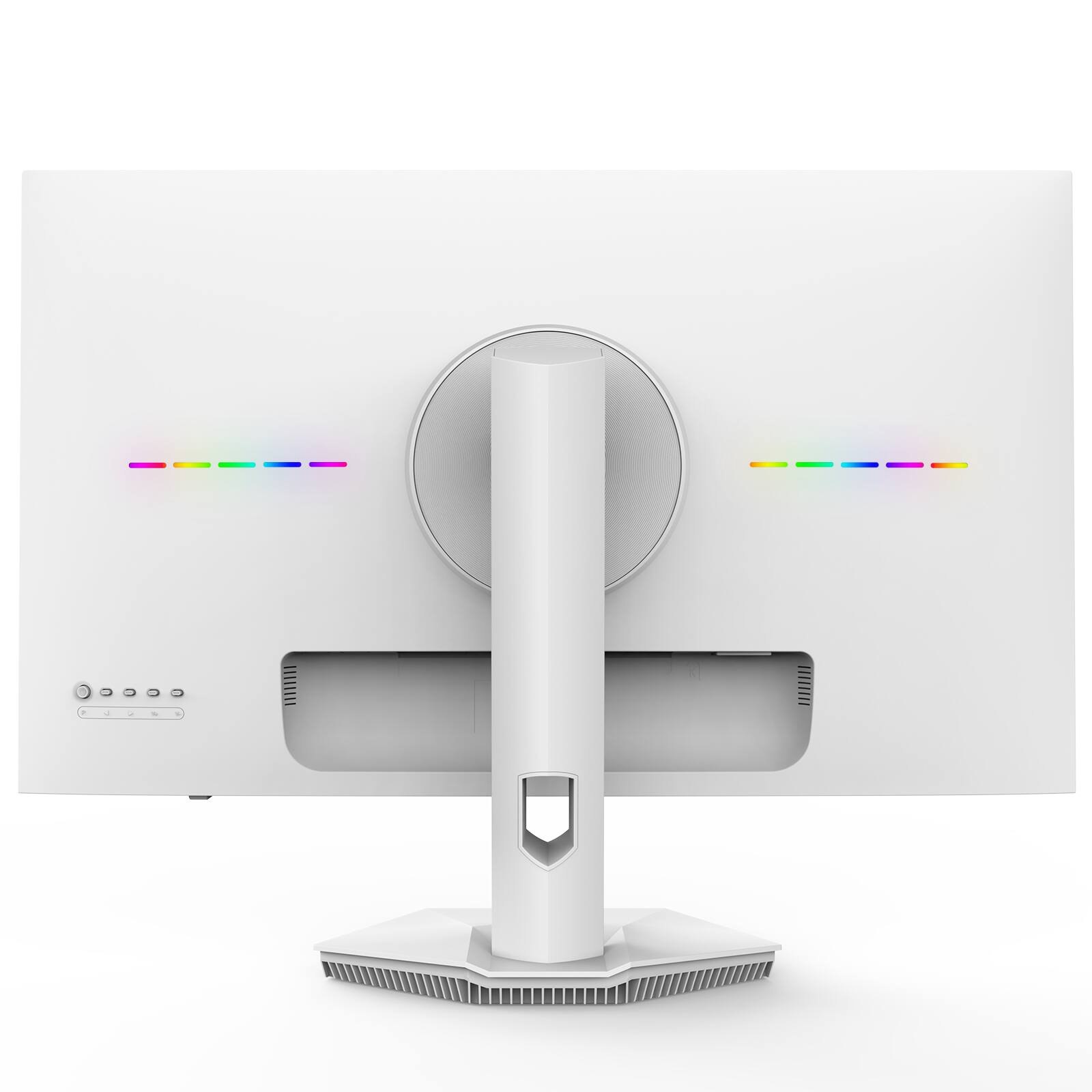 Back. CRUA - 27” Gaming Monitor, UHD (3840x2160) Dual Mode (4K 160Hz or FHD 320Hz), 120% sRGB, Support FreeSync, Built-in Speakers, H.