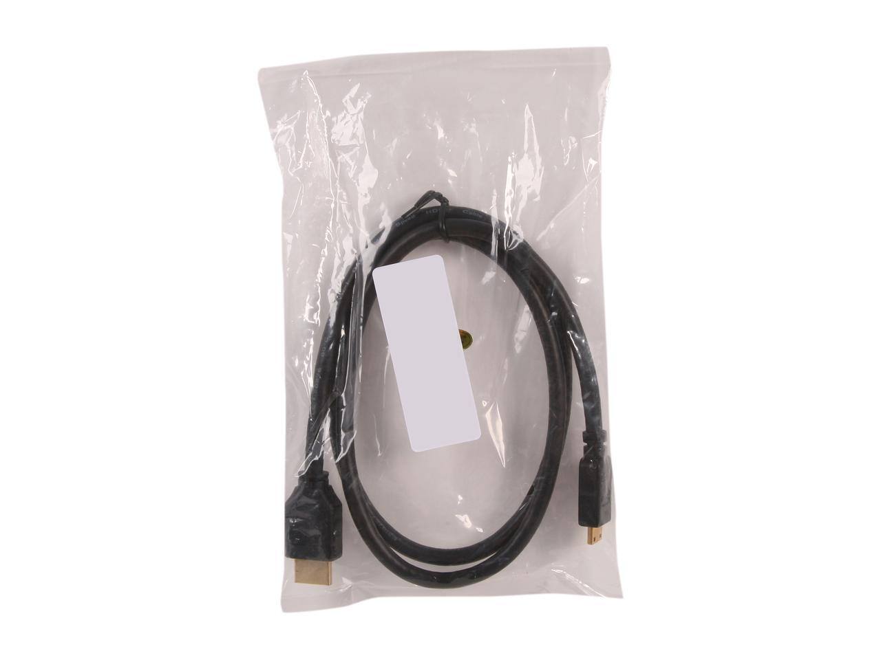 Alt View 2. Nippon Labs - Nippon Labs Premium 3 ft. HDMI to mini HDMI cable with metal hood & gold-plated connectors 3ft Model MHDMI-3 3 feet.