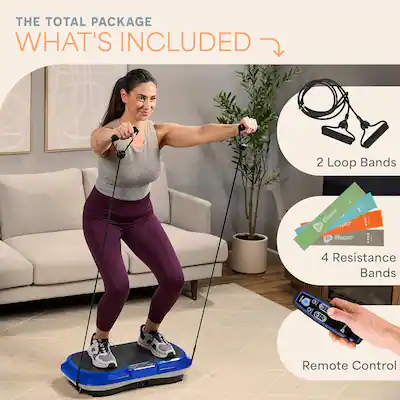 Lifepro Waver Vibration Plate Exercise Machine - Blue Lifepro Waver Vibration Plate Exercise Machine - Blue