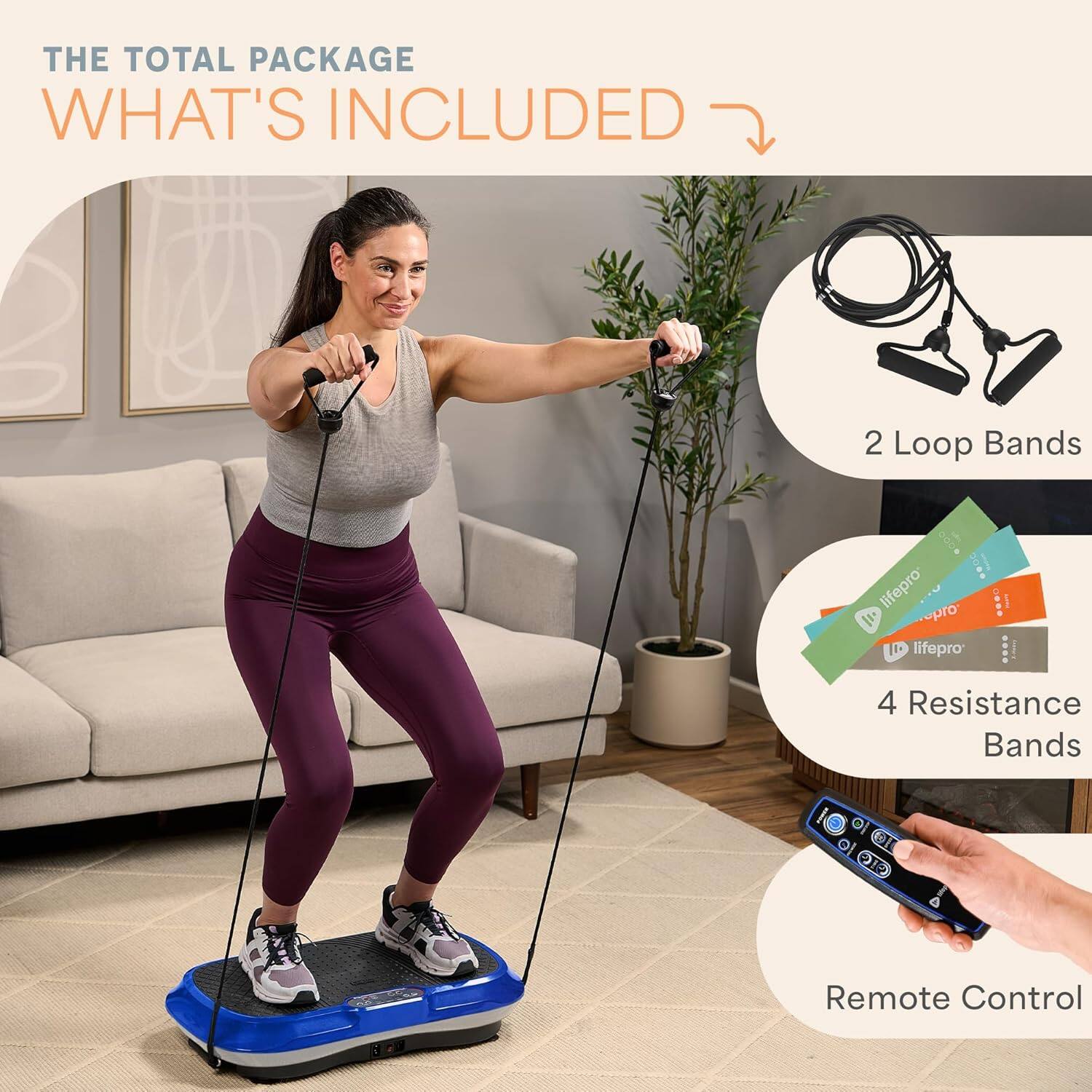 Lifepro Waver Vibration Plate Exercise Machine