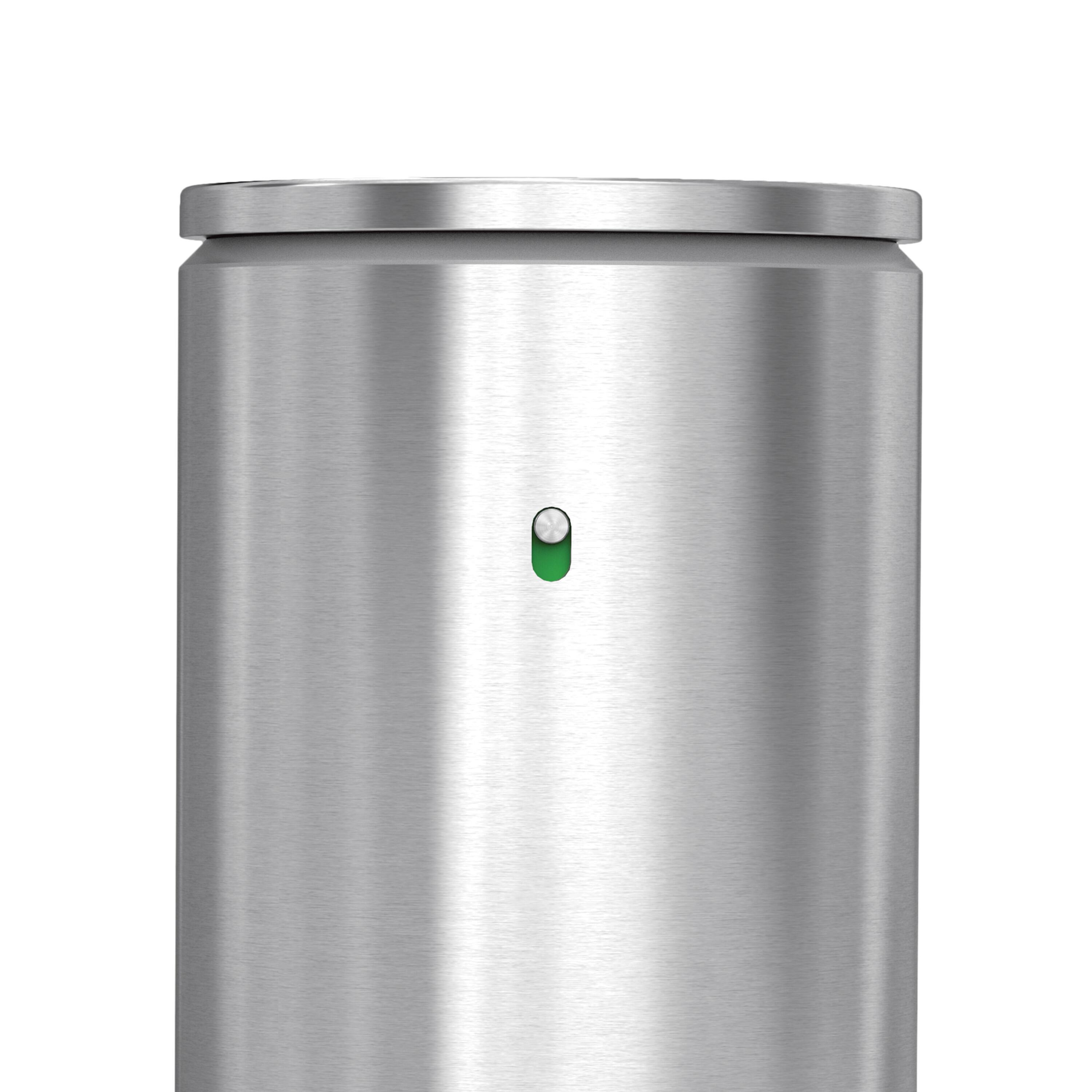 Alt View 5. simplehuman - 14 oz. liquid sensor pump with caddy, high-grade brushed stainless steel - Brushed.