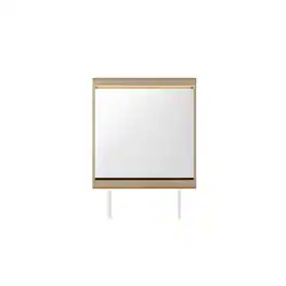 Global Furniture USA - Genesis Mirror With Led - Gold