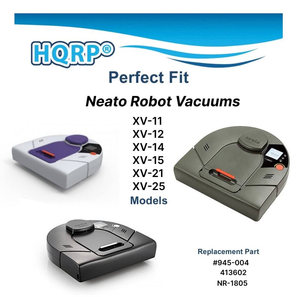 HQRP Perfect Fit Neato Robot Vacuums XV-11 XV-12 XV-14 XV-15 XV-21 XV-25 Models  
Replacement Part #945-004 413602 NR-1805