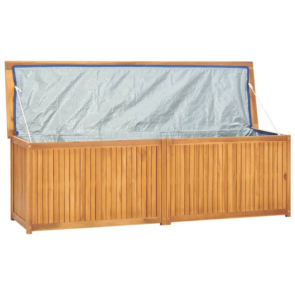 Alt View 1. vidaXL - Garden Box Solid Teak Wood - Brown.