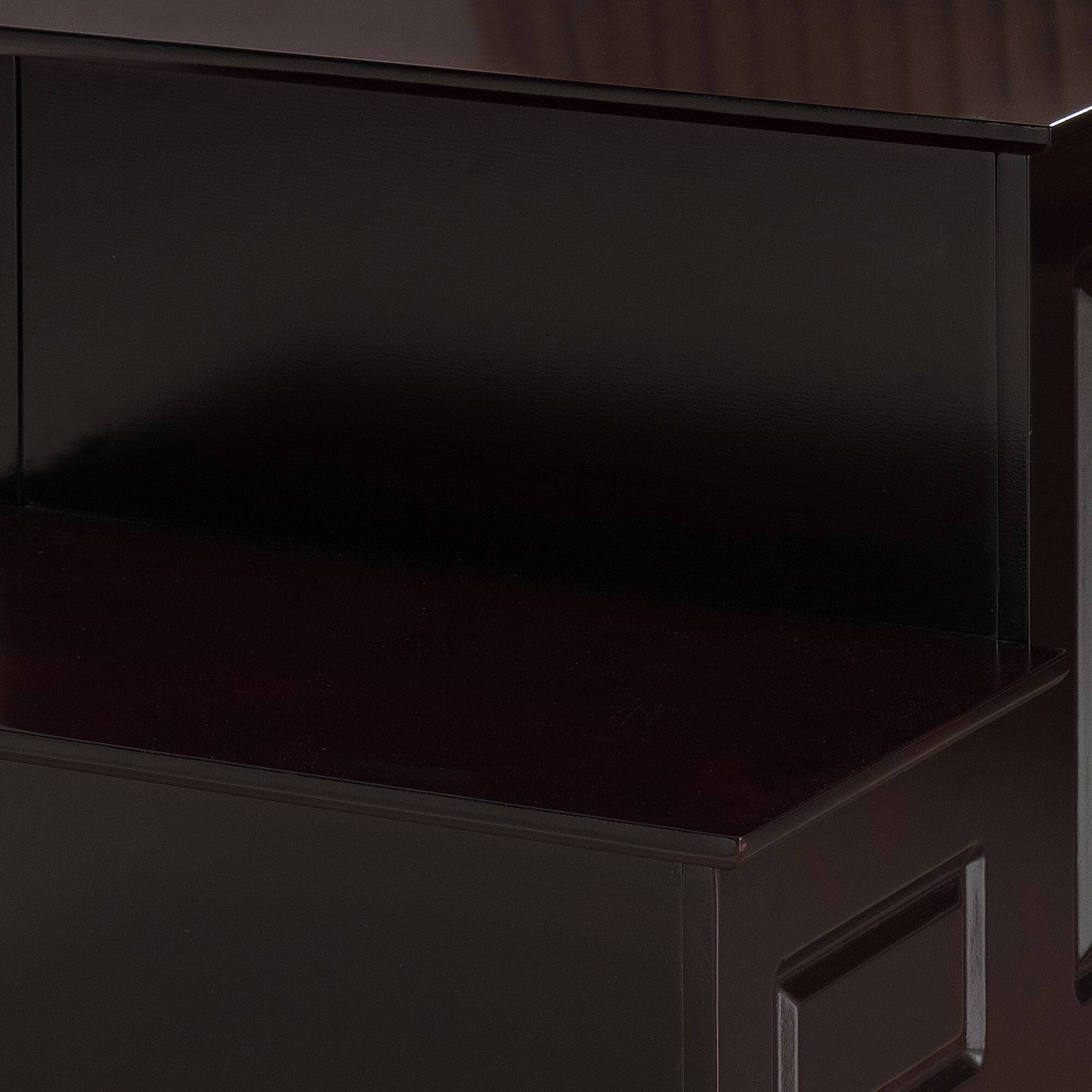 Back. Kings Brand Furniture - Kings Brand Furniture Courtney Wood Bedroom Step Stool – 2-Step Design for Kids, Adults & Home Storage - Cherry.