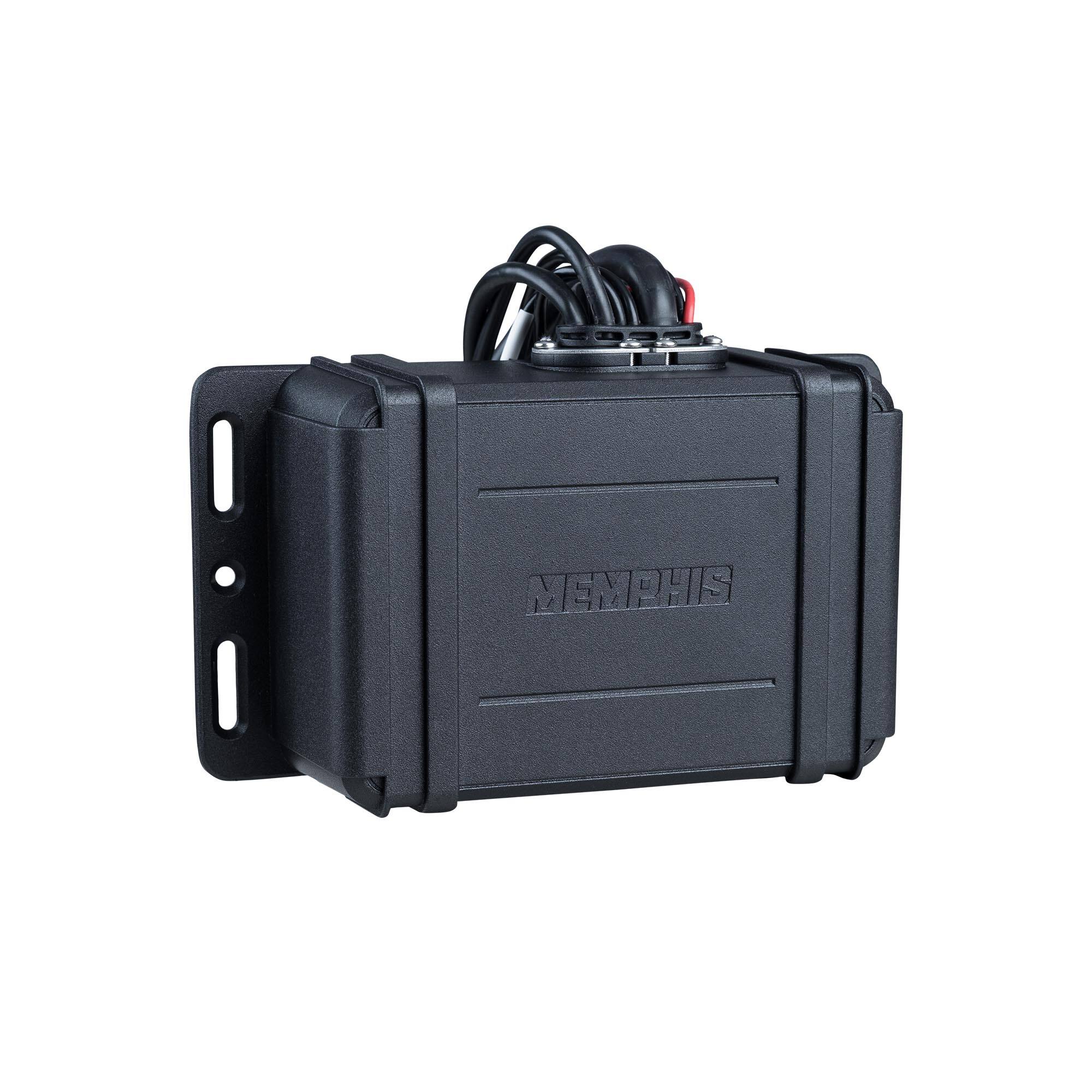 Alt View 10. Memphis Car Audio - Memphis Audio SMCHLA Powersports Media Controller With App Control - Black/Gray.