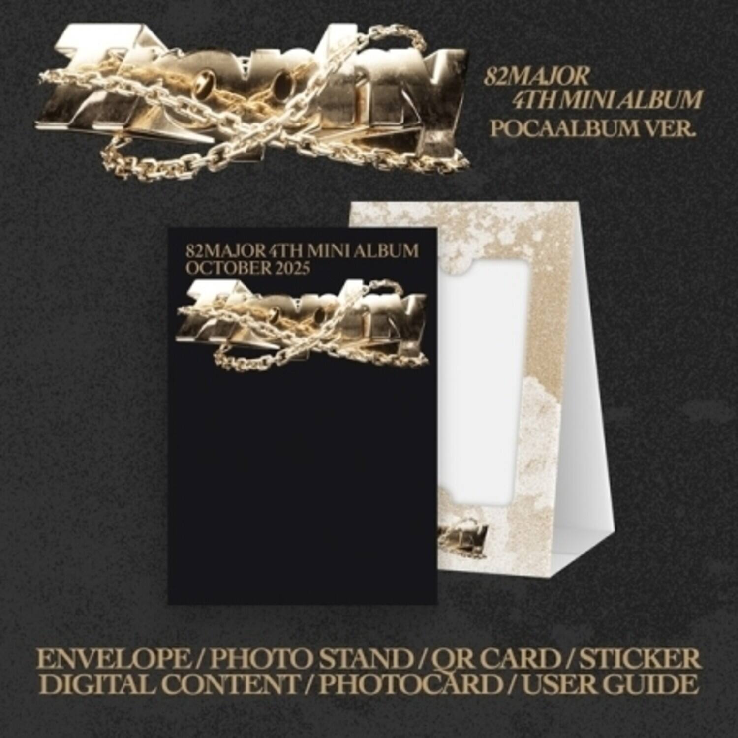 82major - Trophy - Poca QR Card Album Version - incl. Photostand w/Envelope, Sticker + 2 Photocards  - DISCLESS DIGITAL [Digital Download]