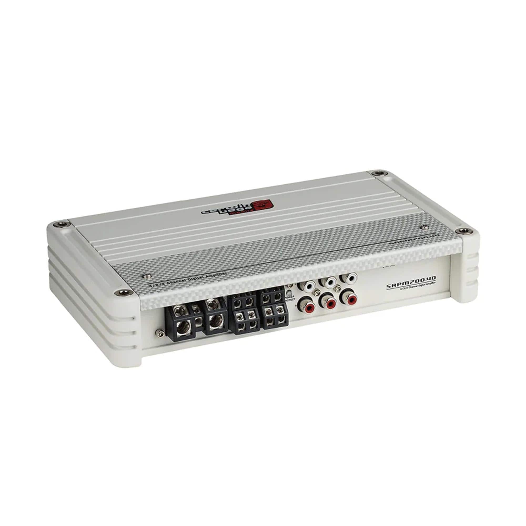 Cerwin Vega - Cerwin-Vega SRPM700.4DW - RPM Series "Stroker-Powered" 4-Channel Amplifier / 100Wx4@4.0 Rms / 700W Max Rms - Black/Gray