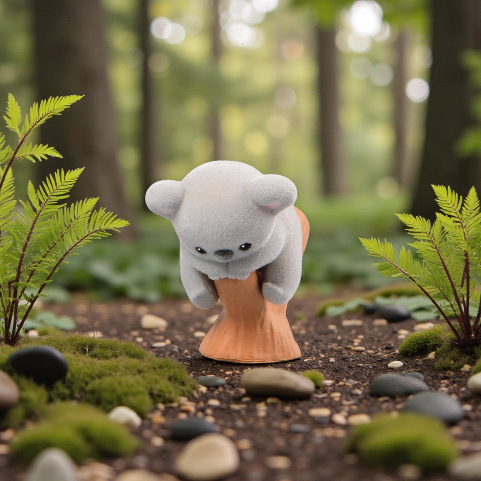 Alt View 2. Little Buddy - Baby Koala Blind Box Flocked Mini Figure | One Random - Multi-Colored.