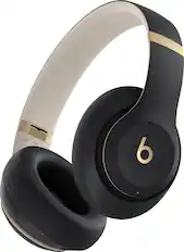 The left ear of the headphones is the one on the left side of the image.