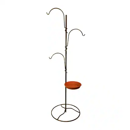 Front. Yard Butler - Yard Tree Bird Center - Garden Accessory for Outdoor Hanging, Steel Construction IYTBC-4.