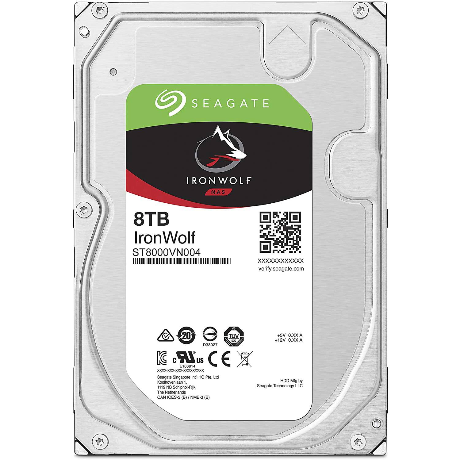 Seagate IronWolf 8TB NAS Internal Hard Drive HDD – 3.5 Inch SATA